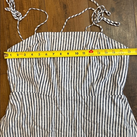Old Navy Black and White Striped Mini Dress - Picture 8 of 11